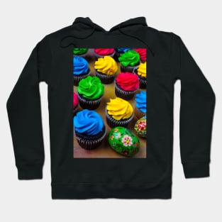 Cupcakes And Painted Eggs Hoodie